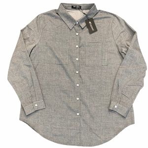 FUINLOTH Men’s Button Up Dress Shirt Size XL